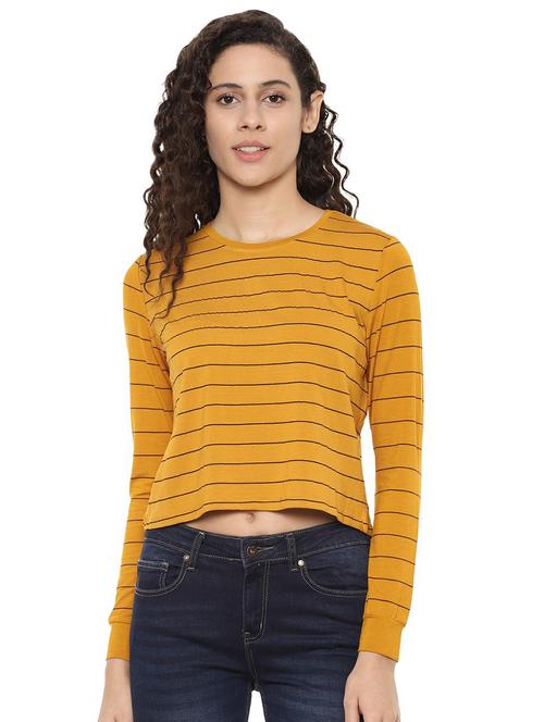 long sleeved striped tee - 16515936 - Very Small Image - 1