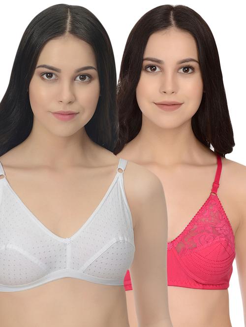 set of 2 floral patch bra - 16516285 - Very Small Image - 1