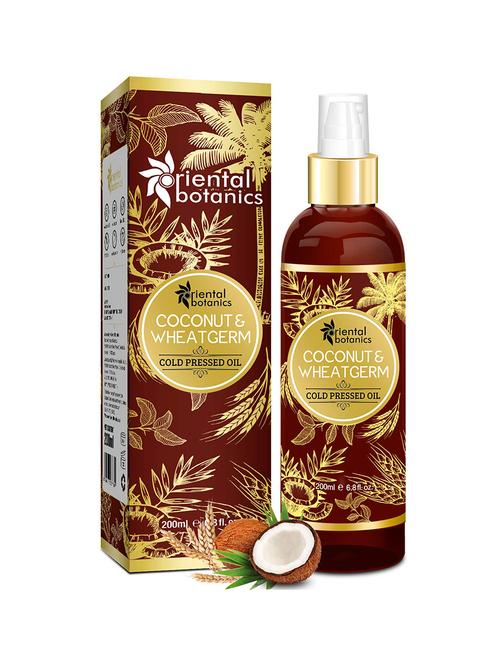 oriental botanics organic coconut & wheat germ oil for hair & skin - 16516605 - Very Small Image - 1