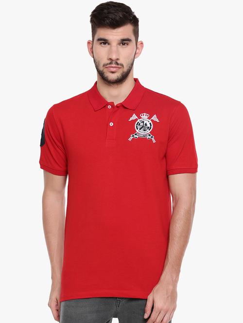 red polo t-shirt - 16516973 - Very Small Image - 1