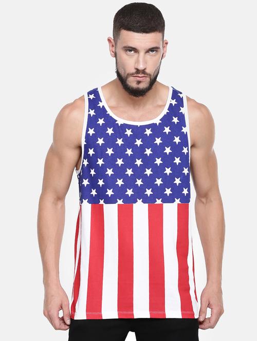 multi colored all over print vest - 16516984 - Very Small Image - 1