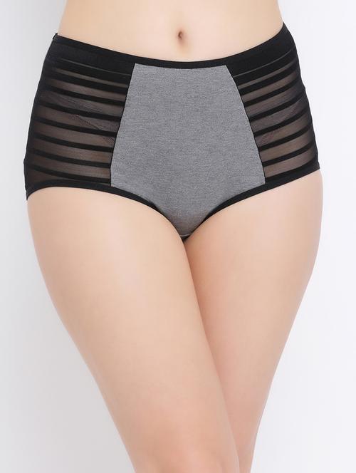 high rise mesh detail hipster panty - 16518291 - Very Small Image - 1