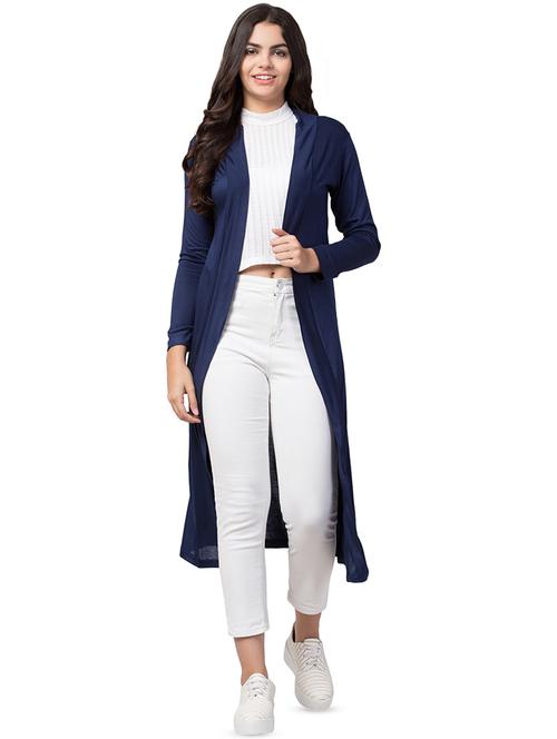 long sleeved solid shrug - 16519614 - Very Small Image - 1