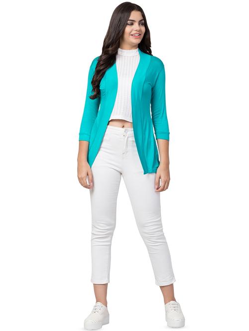 silk blend solid shrug - 16519723 - Very Small Image - 1