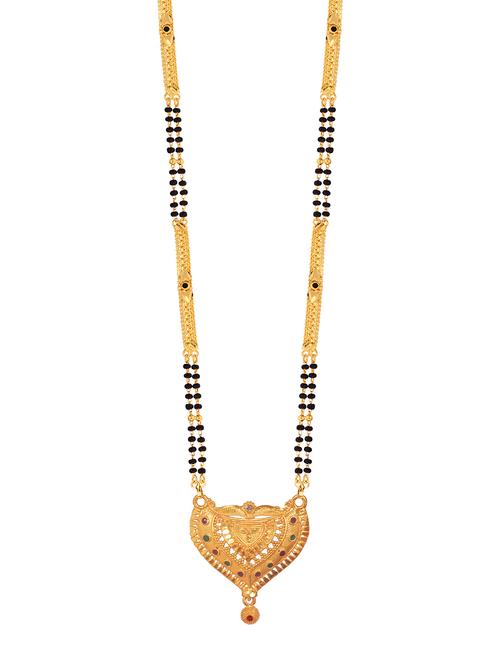 golden beads mangalsutra - 16519828 - Very Small Image - 1