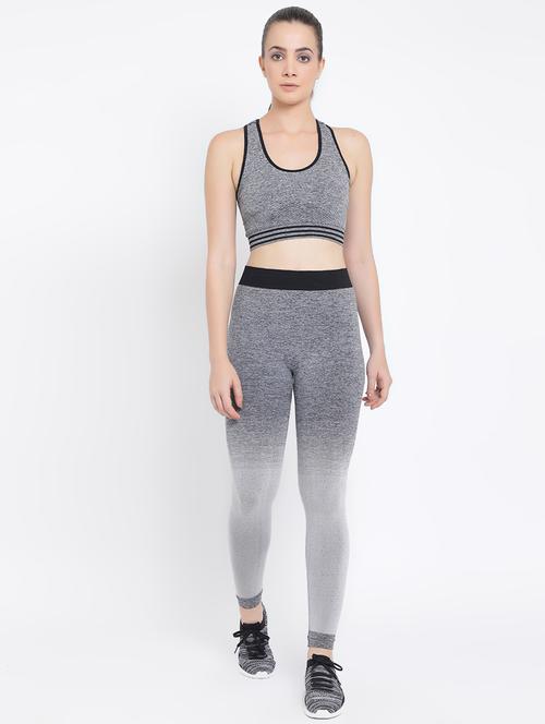 racer back high rise active wear set - 16520131 - Very Small Image - 1