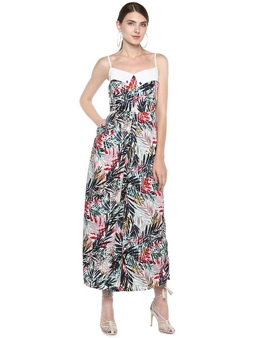 pocket detail tropical jumpsuit - 16520262 - Very Small Image - 1