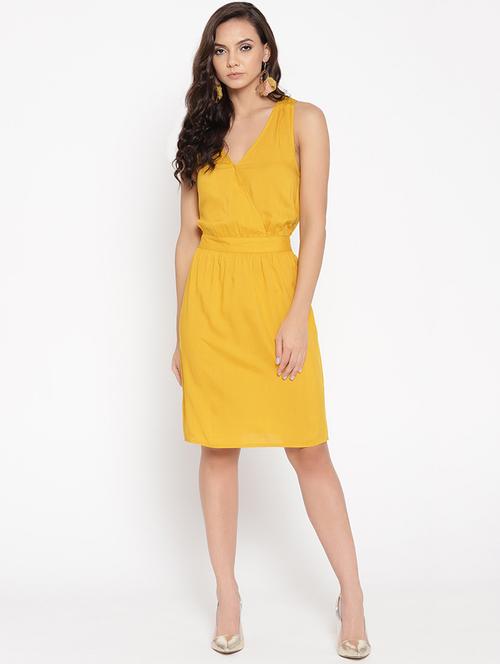 tie back halter neck backless dress - 16524148 - Very Small Image - 1