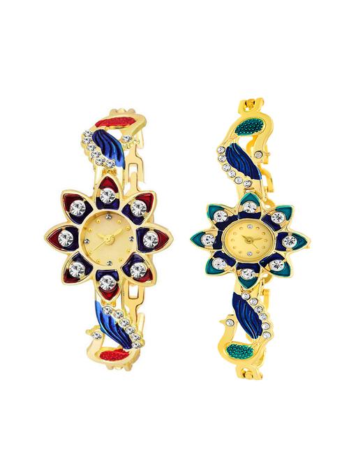 dada set of 2 analog watch combos-(dwc-w-1216) - 16524237 - Very Small Image - 1
