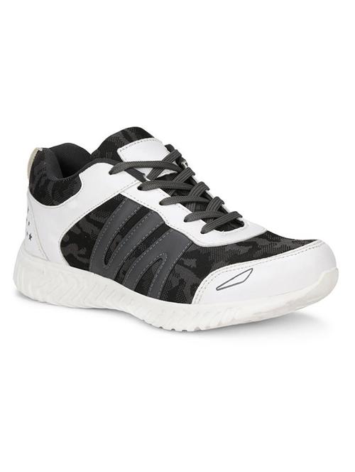 koxko grey fabric lace up sport shoes - 16524397 - Very Small Image - 1