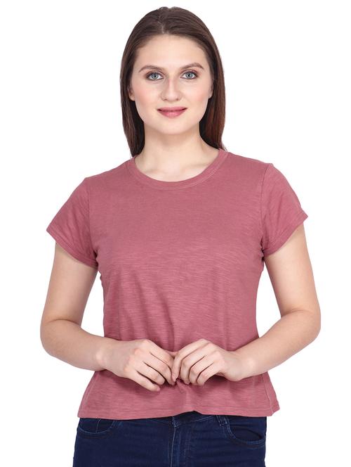 round neck solid tee - 16524814 - Very Small Image - 1