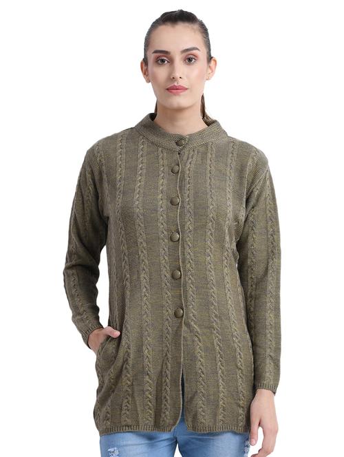 cable knit pocket detail cardigan - 16528694 - Very Small Image - 1