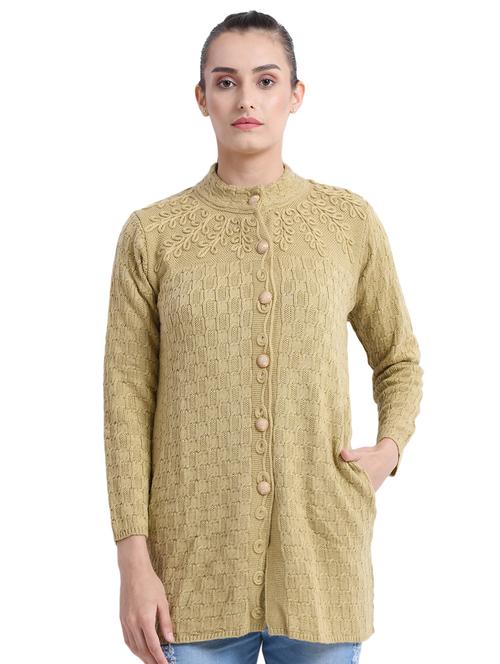 mandarin neck pocket detail cardigan - 16528705 - Very Small Image - 1