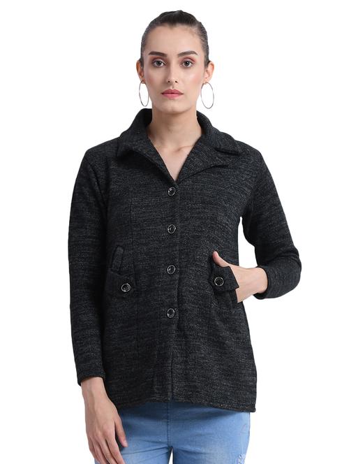 lapel neck pocket detail cardigan - 16528711 - Very Small Image - 1