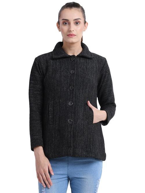 shirt collar pocket detail cardigan - 16528721 - Very Small Image - 1