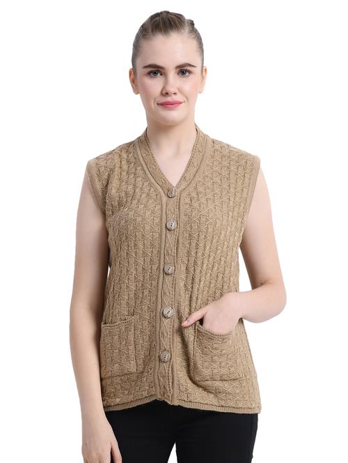 pocket detail sleeveless cardigan - 16528725 - Very Small Image - 1
