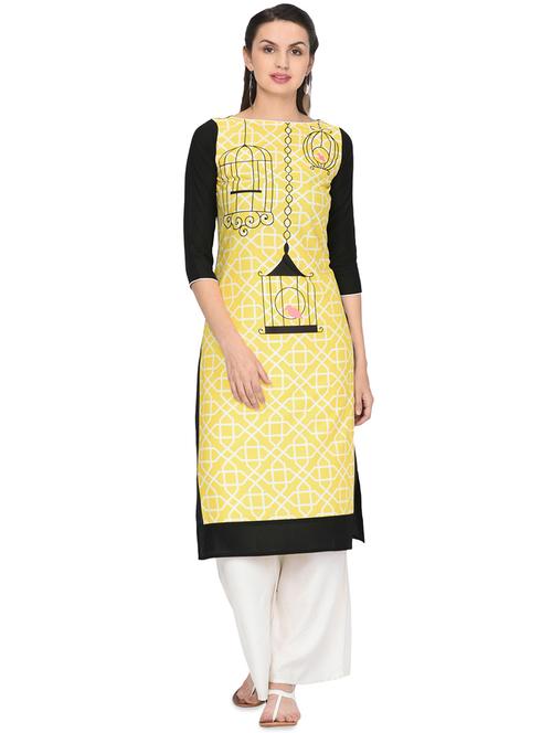 geometric printed straight kurta - 16530024 - Very Small Image - 1