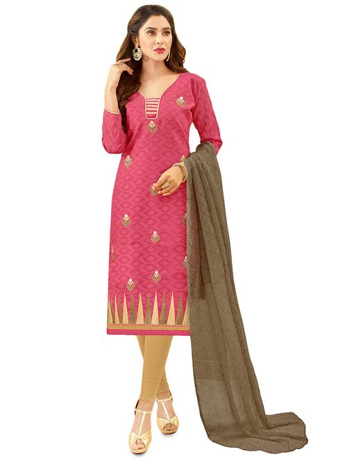 churidaar unstitched suit - 16530353 - Very Small Image - 1