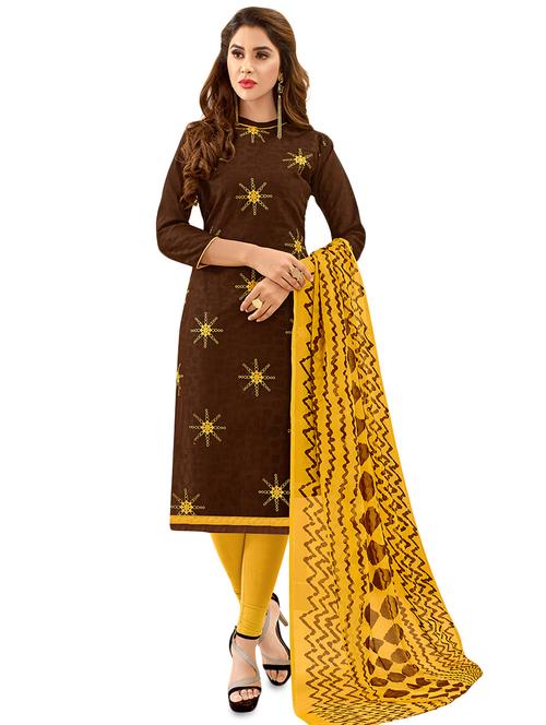 churidaar unstitched suit - 16530356 - Very Small Image - 1