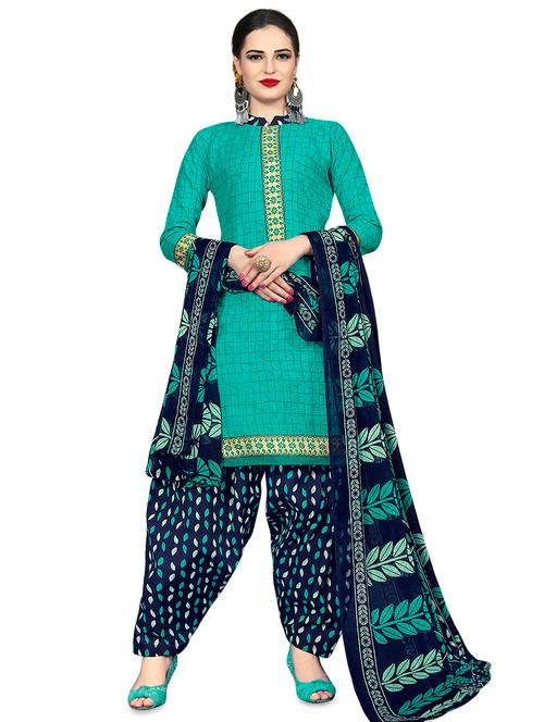 printed unstitched suit - 16530400 - Very Small Image - 1