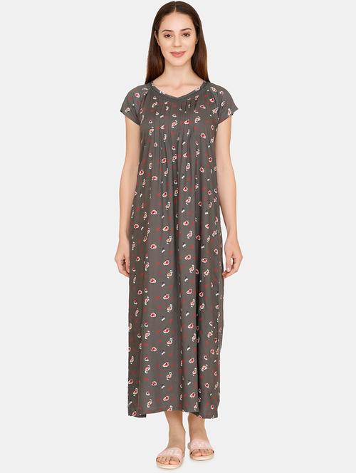 lace insert pleated nighty - 16530665 - Very Small Image - 1