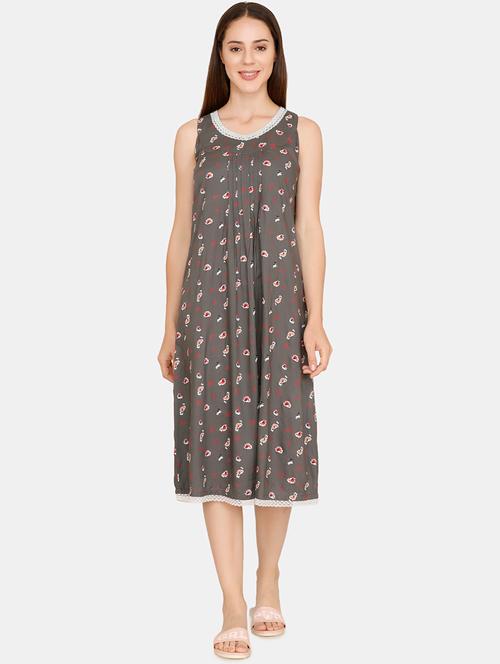 lace detail pleated nighty - 16530668 - Very Small Image - 1