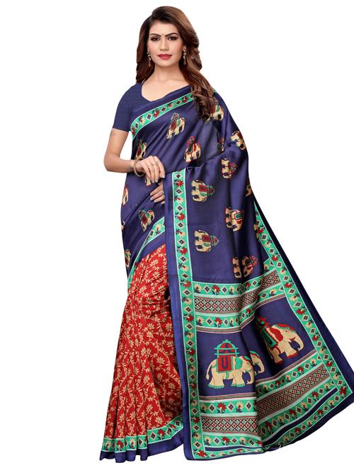 conversational mysore silk saree with blouse - 16531313 - Very Small Image - 1