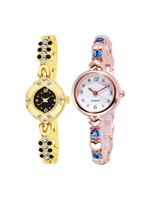 kajaru set of 2 analog watch combos(l_962_777) - 16531422 - Very Small Image - 1