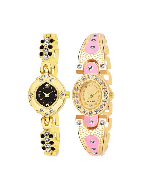 kajaru set of 2 analog watch combos(l_962_904) - 16531424 - Very Small Image - 1