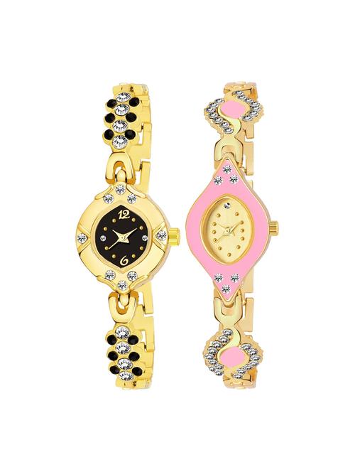kajaru set of 2 analog watch combos(l_962_959) - 16531437 - Very Small Image - 1