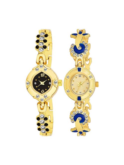 kajaru set of 2 analog watch combos(l_962_964) - 16531441 - Very Small Image - 1