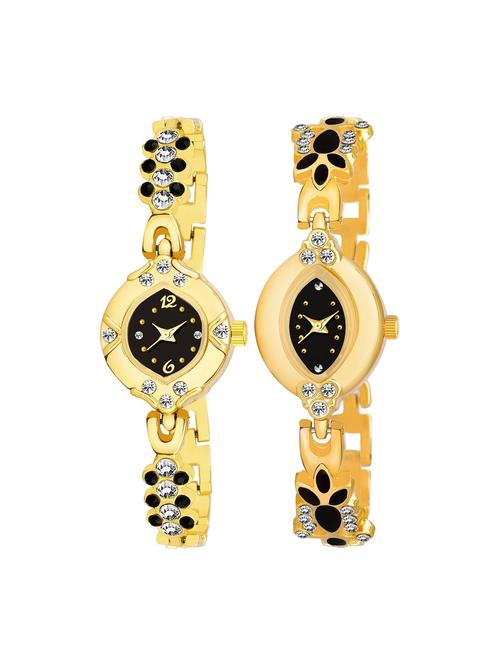 kajaru set of 2 analog watch combos(l_962_967) - 16531444 - Very Small Image - 1