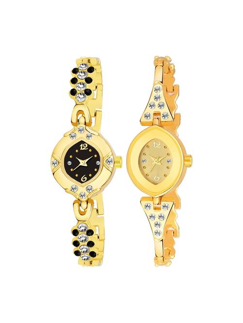 kajaru set of 2 analog watch combos(l_962_970) - 16531447 - Very Small Image - 1