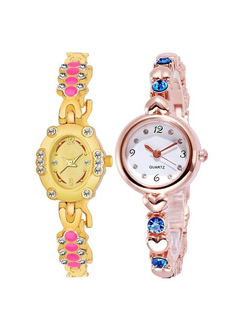 kajaru set of 2 analog watch combos(l_963_777) - 16531451 - Very Small Image - 1