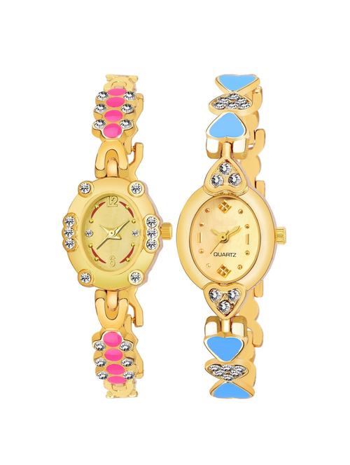 kajaru set of 2 analog watch combos(l_963_908) - 16531457 - Very Small Image - 1