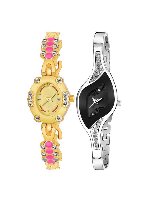 kajaru set of 2 analog watch combos(l_963_947) - 16531463 - Very Small Image - 1