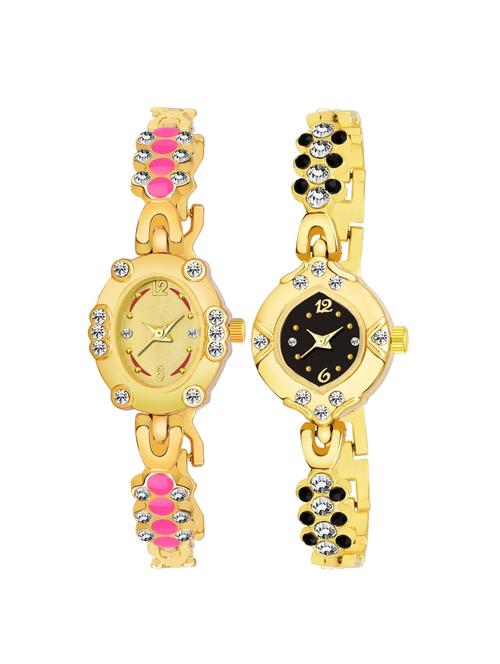 kajaru set of 2 analog watch combos(l_963_962) - 16531469 - Very Small Image - 1