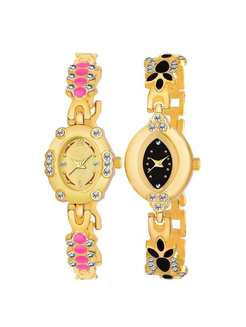 kajaru set of 2 analog watch combos(l_963_967) - 16531473 - Very Small Image - 1