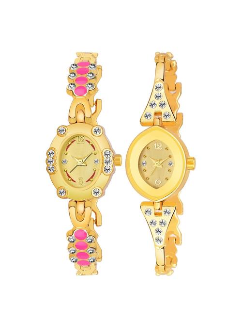 kajaru set of 2 analog watch combos(l_963_970) - 16531476 - Very Small Image - 1