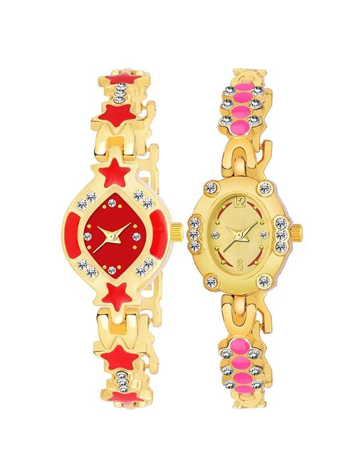 kajaru set of 2 analog watch combos(l_968_963) - 16531499 - Very Small Image - 1