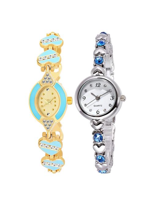 kajaru set of 2 analog watch combos(l_969_775) - 16531507 - Very Small Image - 1