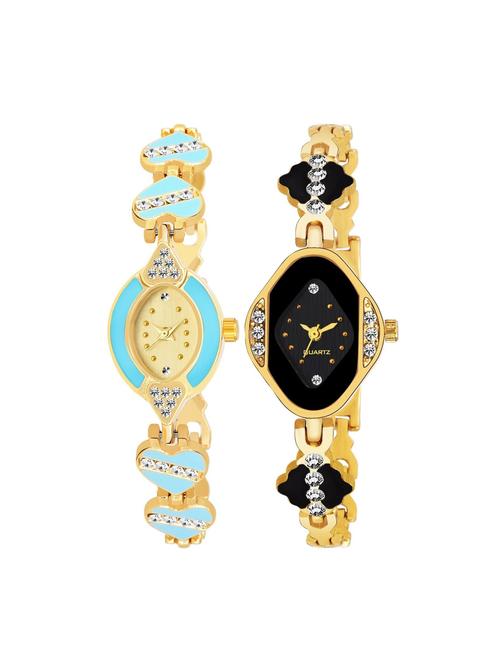 kajaru set of 2 analog watch combos(l_969_909) - 16531516 - Very Small Image - 1