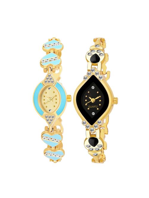 kajaru set of 2 analog watch combos(l_969_910) - 16531517 - Very Small Image - 1