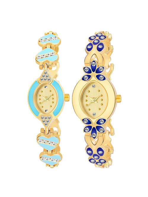 kajaru set of 2 analog watch combos(l_969_957) - 16531522 - Very Small Image - 1