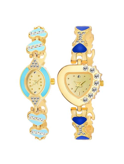 kajaru set of 2 analog watch combos(l_969_965) - 16531530 - Very Small Image - 1