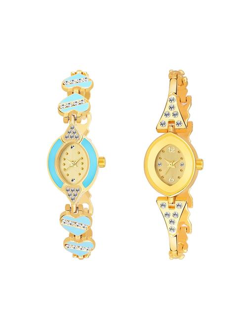 kajaru set of 2 analog watch combos(l_969_970) - 16531534 - Very Small Image - 1