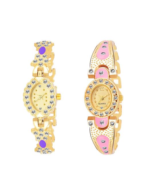 kajaru set of 2 analog watch combos(l_971_904) - 16531569 - Very Small Image - 1