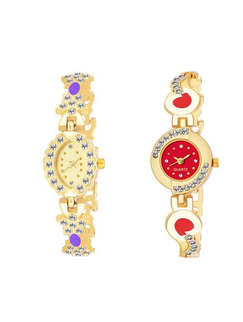 kajaru set of 2 analog watch combos(l_971_905) - 16531570 - Very Small Image - 1