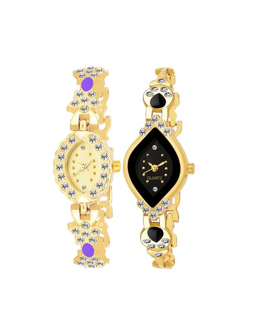 kajaru set of 2 analog watch combos(l_971_910) - 16531575 - Very Small Image - 1