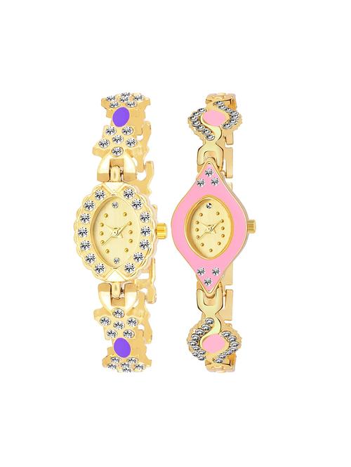 kajaru set of 2 analog watch combos(l_971_959) - 16531582 - Very Small Image - 1